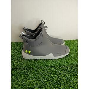 Under Armour Waterproof Rain Boots Gray Rubber Men's Size 12